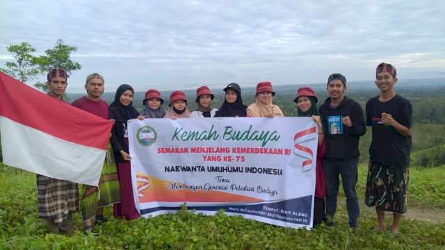 HUT RI Ke-75, Pancana Institut Buton Tengah Gelar Kemah Budaya di Bukit Alebo Konsel
