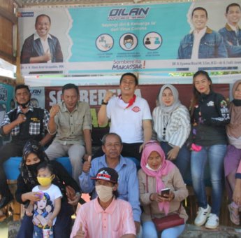 Warga Nipa-nipa Lama Solid Menangkan Dilan di Pilwali Makassar