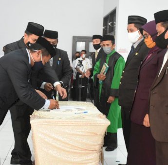 Lantik 68 Pejabat Soppeng, Ini Pesan Sekda Andi Tenri Sessu