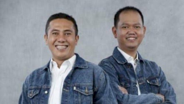 Pasangan Bakal Calon Wali Kota dan Wakil Wali Kota Makassar Syamsu Rizal Deng Ical dan Fadli Ananda (Dilan).