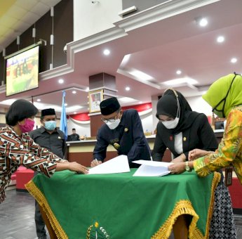 Pemprov dan DPRD Sulsel Tandatangani Nota Kesepakatan KUA dan PPAS APBD 2021