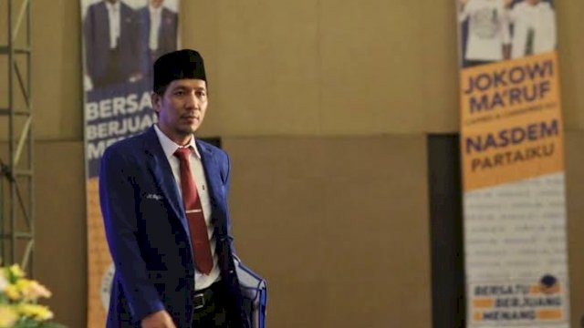 Wakil ketua DPW Nasdem Sulsel Bidang Media, M Rajab.