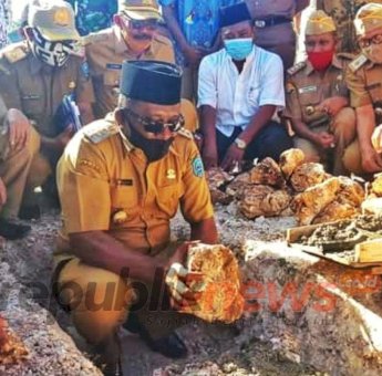 Usai Resmikan Pasar di Lakapera, Bupati Buteng Kembali Bangun Pasar Boneoge