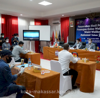 Sah! KPU Tetapkan Empat Paslon Bertarung di Pilwali Makassar 2020