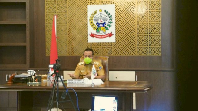 Jadi Narasumber Simposium Virtual Unhas, Wagub Paparkan Kesiapan Pemprov Hadapi Covid-19