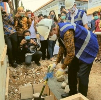 NA Letakkan Batu Pertama Gedung Baru Asrama Putri Anging Mammiri Yogyakarta