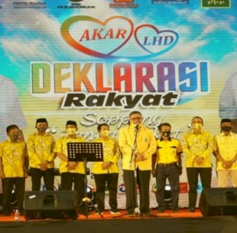 Dipimpin Akar-LHD, Ketua Golkar Sulsel Taufan Pawe Yakin Soppeng Semakin Maju