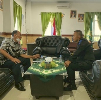 Perkuat Sinergitas, Danyon C Pelopor Silaturahmi Dengan Ketua Pengadilan Negeri Watampone