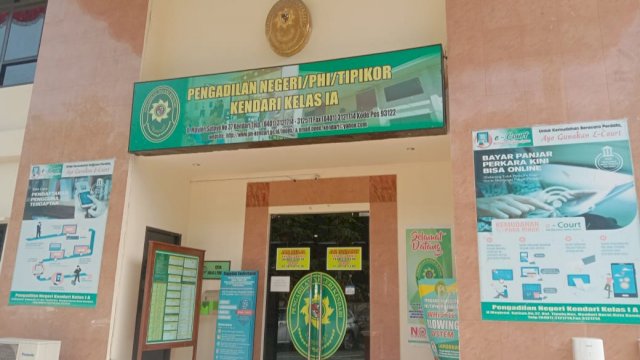 Ruang Tipikor Pengadilan Negeri Kendari.