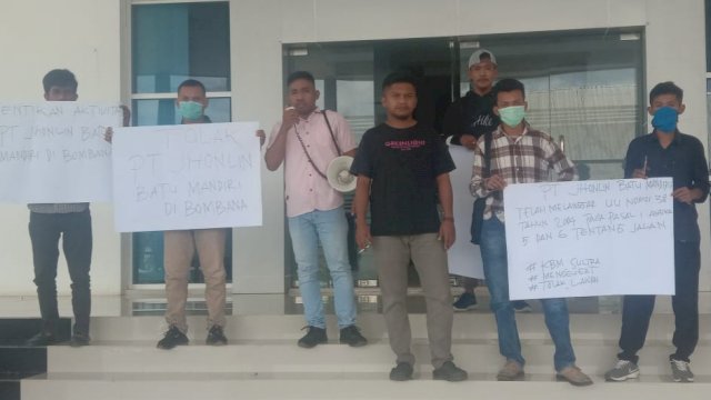 Jalan Nasional dari Kendari ke Bombana Rusak Parah Akibat Aktivitas PT. Jonline, KBM Ancam Boikot DPRD Sultra