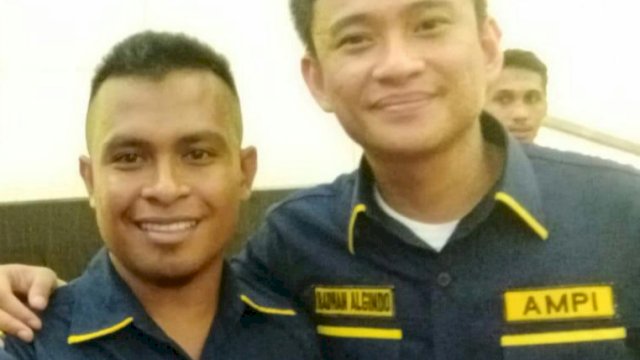 Radhan NA (Ketua AMPI Sultra), bersama Firman (Wakil Sekertaris AMPI Sultra).