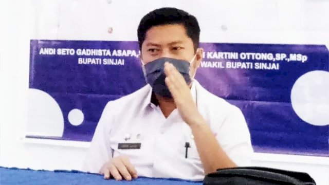 Kepala Dinas Kominfo dan Persandian Sinjai, Irwan Suaib.