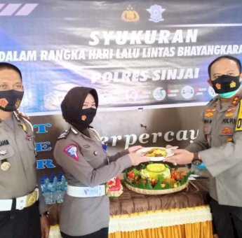 HUT Polantas ke-65, Polres Sinjai Gelar Syukuran Sederhana