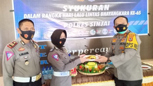 HUT Polantas ke-65, Polres Sinjai Gelar Syukuran Sederhana