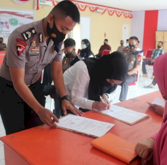 Begini Sidang Pra Nikah Personel Yon C Pelopor di Era Adaptasi Kebiasaan Baru