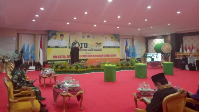 Penutupan MTQ Virtual Tingkat Provinsi Sulawesi Tenggara, Jumat (25/09/2020).