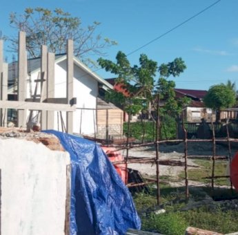 Tak Terima Ada Bangunan di Atas Tanah Waqaf, Masyarakat Kanapa-napa Buteng Pagari Proyek Ipal