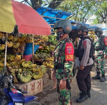 “Commander Wish” Kapolda Sulsel, Brimob Bone Sinergitas Dengan Kodim 1407 Gelar Patroli Bersama