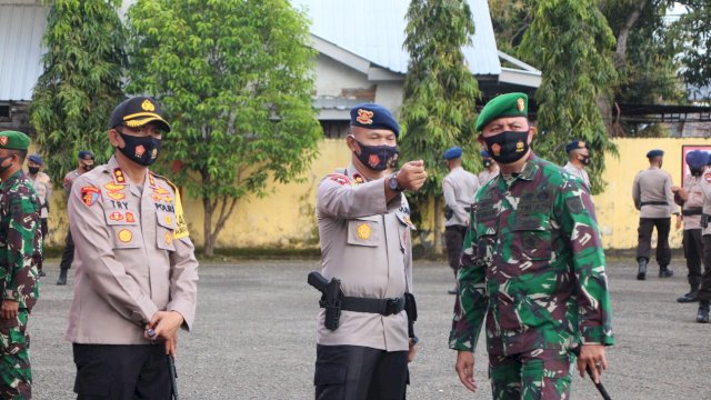 Apel Pagi di Mako Yon C Brimobda Sulsel, Ini Pesan Dandim Bone