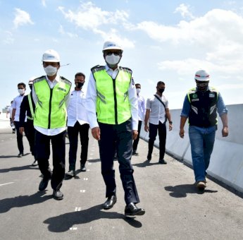 Nurdin Abdullah Pastikan Tol Layang Siap Beroperasi