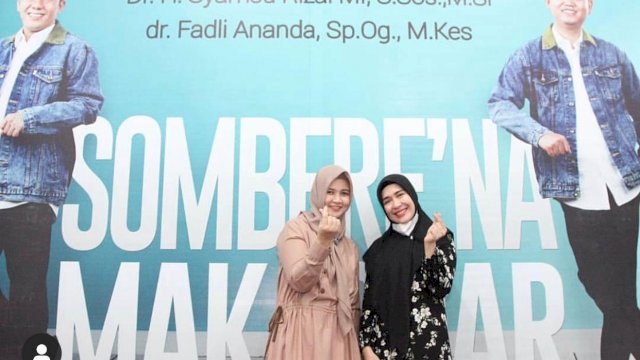 Chemistry Imel-Fitri Buat Dilan Selalu Semangat Hadapi Pilwalkot Makassar