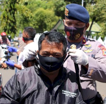 Kasus Positif Covid 19 Di Kabupaten Bone Meningkat Drastis, Begini Pesan Danyon C Brimobda Sulsel