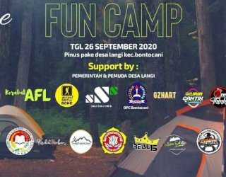 Pemuda Langi Adakan Fun Camp Hutan Pinus Pake’