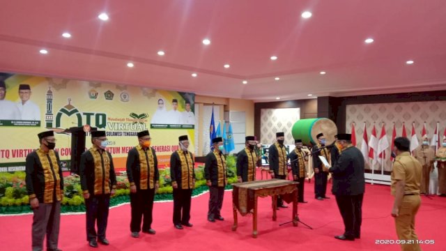 Pembukaan MTQ Ke-28 Provinsi Sulawesi Tenggara, Senin (21/09/2020).