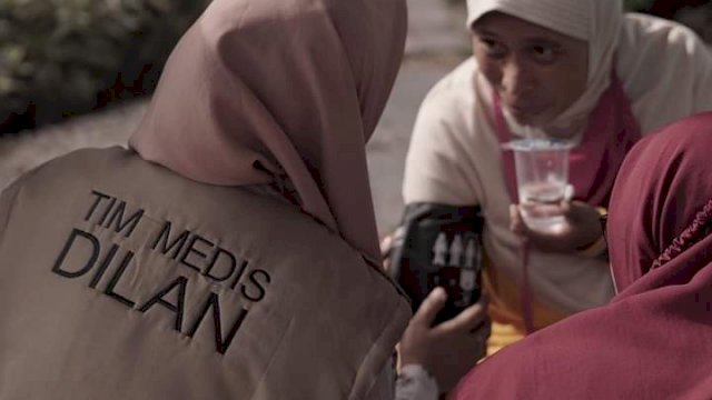 Pilwali Makassar 2020. Tim Medis Dilan Gelar Pemeriksaan Kesehatan Gratis