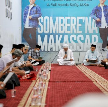 Resmi Ditetapkan Jadi Paslon di Pilwalkot Makassar, Dilan Gelar Khataman Alquran
