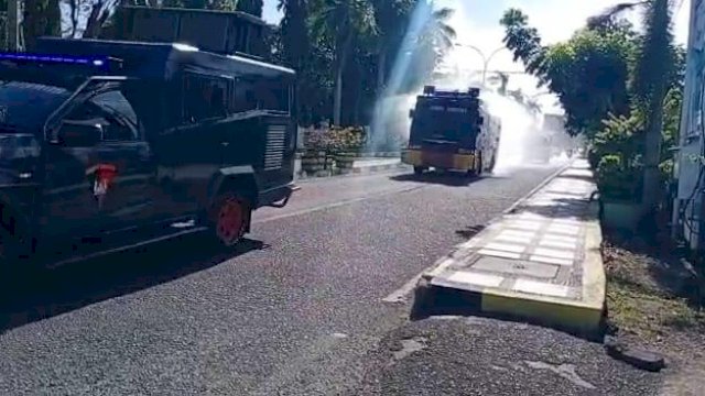 Brimob Bone dan KBPPP Bersinergi, Putus Rantai Penyebaran Covid-19