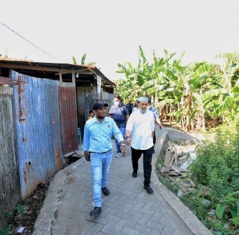 Pilwali Makassar 2020. Kampanye di Zona 4, Dilan Pilih Door to Door