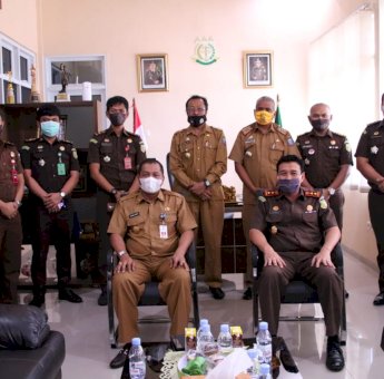 Hari Pertama Bertugas, Pjs Bupati Soppeng Kunjungi Forkopimda