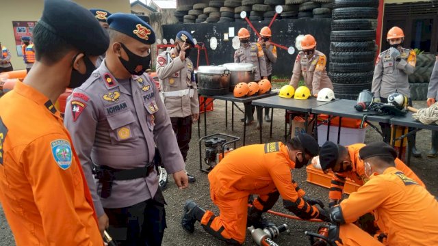 Gelar Apel Siaga, Brimob Bone Siap Antisipasi Bencana Alam di Wilayah Polda Sulsel