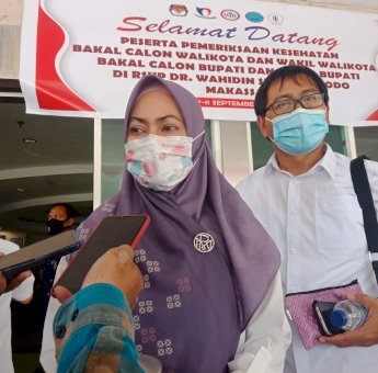 Pilkada Lutra 2020. Hanya Indah-Suaib Ikuti Tes Kesehatan di Wahidin