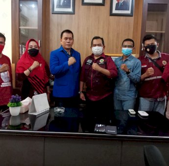 Pilkada Lutra 2020, Temui Karemuddin PPNI Sulsel Titip Misi Ini Untuk Indah-Suaib