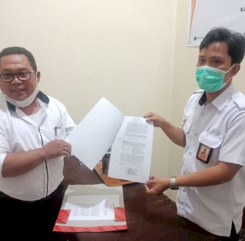 KPUD Luwu Utara Terima SK Pemberhentian Suaib Mansur Sebagai ASN