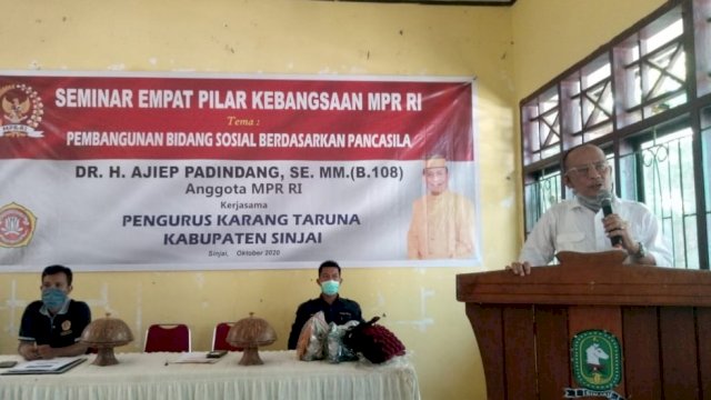 Gelar Seminar, Ajiep Padindang Bahas Pemahaman Dasar Pancasila Terhadap Keberagaman