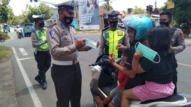 Operasi Zebra 2020, Selain Penindakan Polres Sinjai Fokus Pencegahan Covid-19