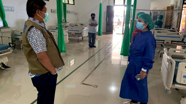 Manfaatkan Waktu Libur, Pjs Bupati Torut Tinjau RSUD