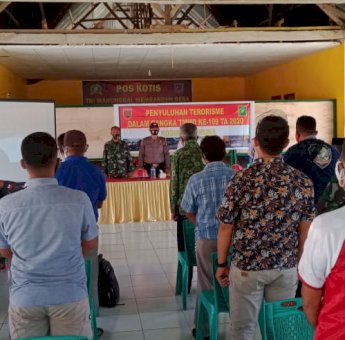 Satgas TMMD Kodim Muna Beri Penyuluhan Tentang Terorisme dan Radikalisme ke Masyarakat Bone Kancitala