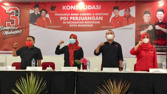 Pilwali Makassar 2020 . Demi DILAN, PDIP Makassar Bangun 200 Rumah Perjuangan