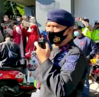 Tuntaskan Tugas PAM di Kantor Gubernur, Brimob Bone Junjung Tinggi Sikap Humanis