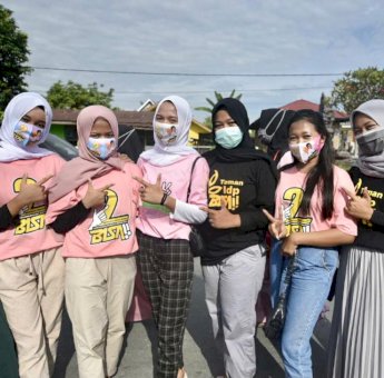 Pilkada Lutra 2020. Dukung Indah, Milenial Sukamaju : Janganki Sakiti Hati Perempuan