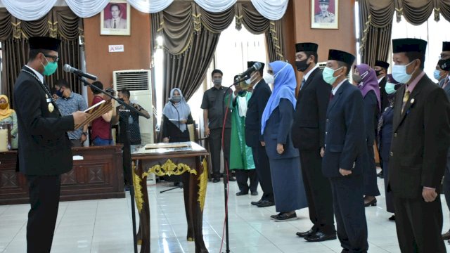 26 Pejabat Eselon II Dilantik dan Dikukuhkan, 7 OPD Sinjai Masih Lowong