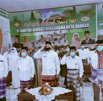 Hari Santri Nasional 2020, Kepala Kantor Kemenag Baubau Harap Santri Jadi Pelopor Gerakan 3M