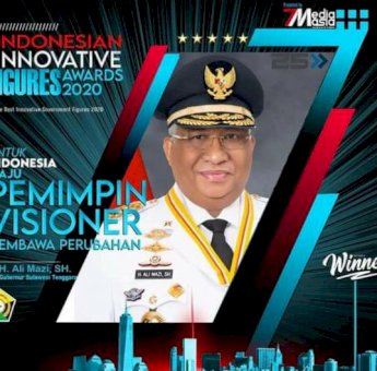 Ali Mazi Raih Penghargaan dari Seven Media Asia, Ridwan Badallah: Ini Bisa Menjadi Spirit Pembangunan