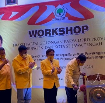 Nurdin Halid Pimpin Konsolidasi Partai Golkar Jateng Jelang Pilkada Serentak