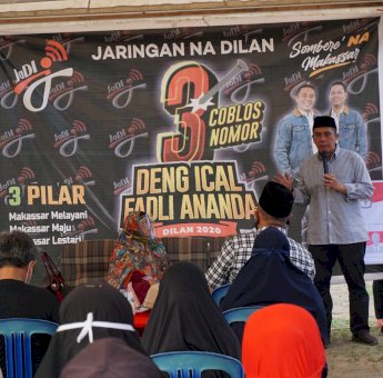 Pilwali Makassar 2020. Candu Melayani Melekat di Diri Deng Ical