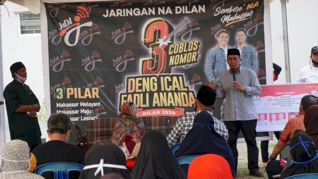 Pilwali Makassar 2020. Candu Melayani Melekat di Diri Deng Ical